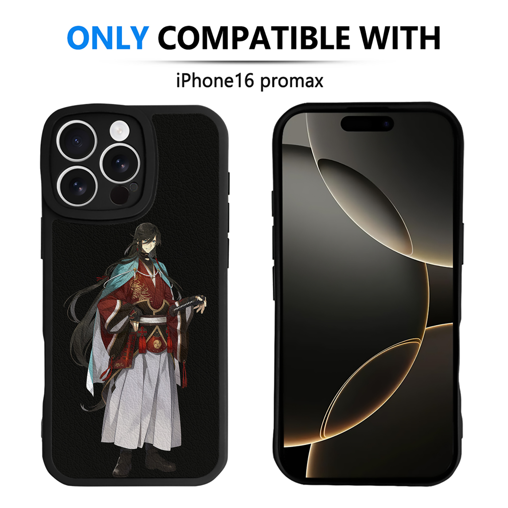 （画像用） 刀剣乱舞 Touken Ranbu 【iPhone 16シリーズ対応】シリコンスマホケース（レザー調） 材質：シリコン